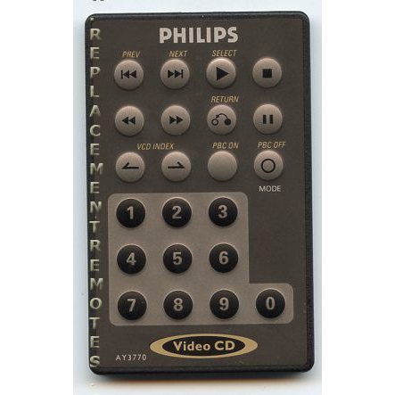 Philips AY3770 DVD Remote Control