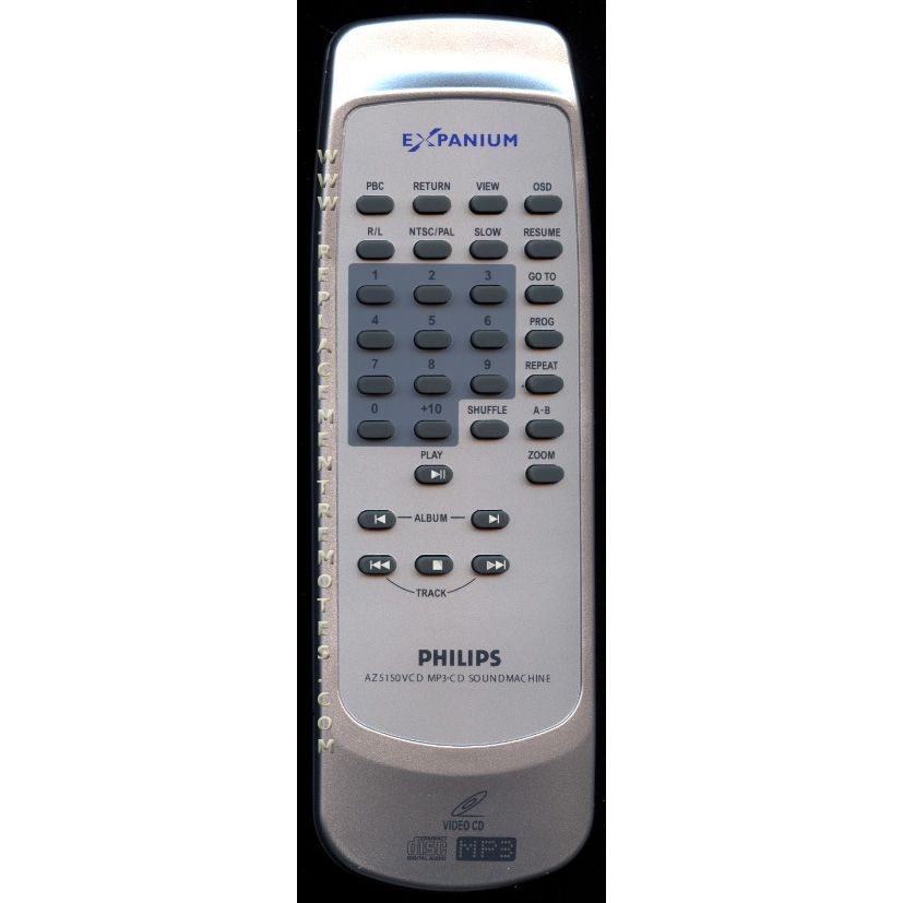 Philips AZ5150VCD Audio Remote Control