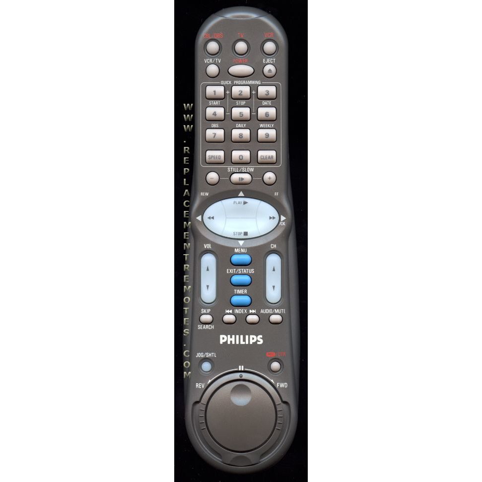 Philips LP20402003A VCR Remote Control