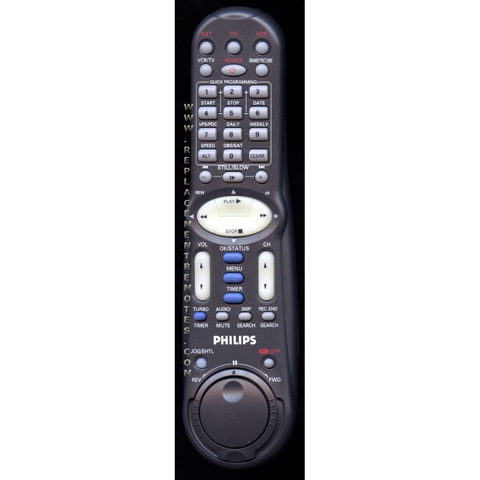 Philips LP20402013C VCR Remote Control