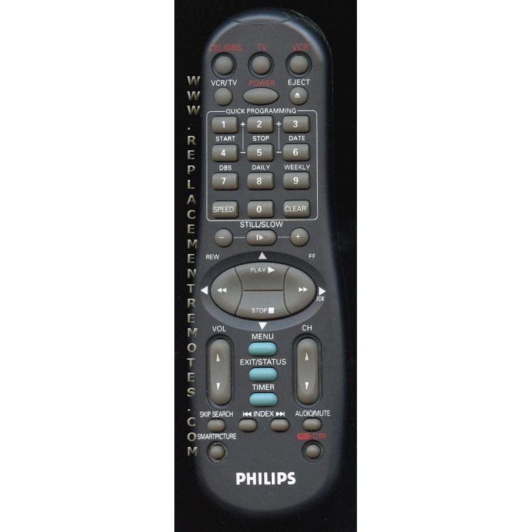 Philips LP20703001A VCR Remote Control