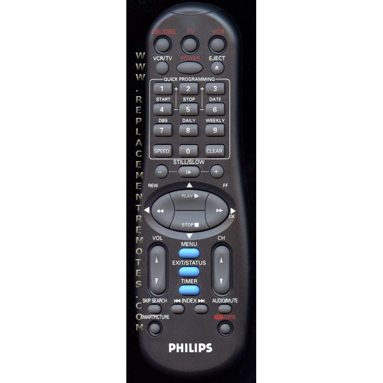 Philips LP20703004A VCR Remote Control