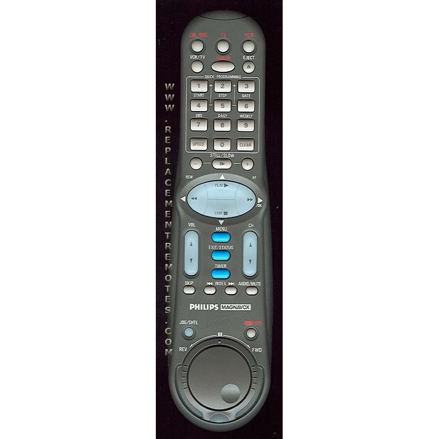 Philips-Magnavox LP20402001A VCR Remote Control