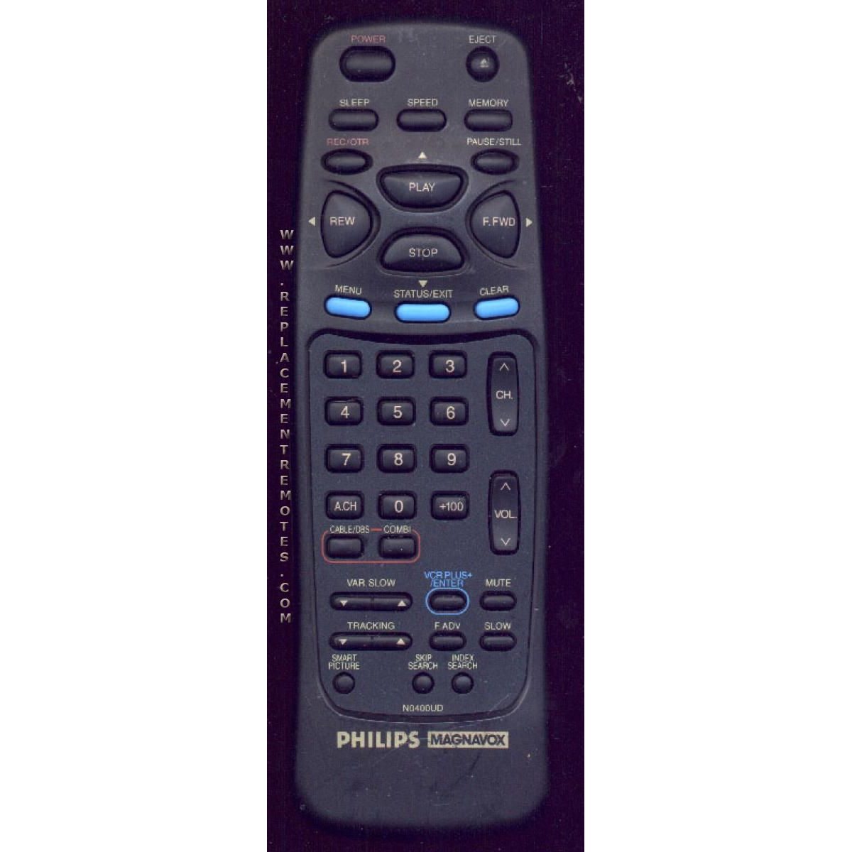 Philips-Magnavox N0400UD VCR Remote Control