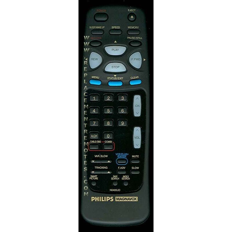 Philips-Magnavox N0405UD VCR Remote Control