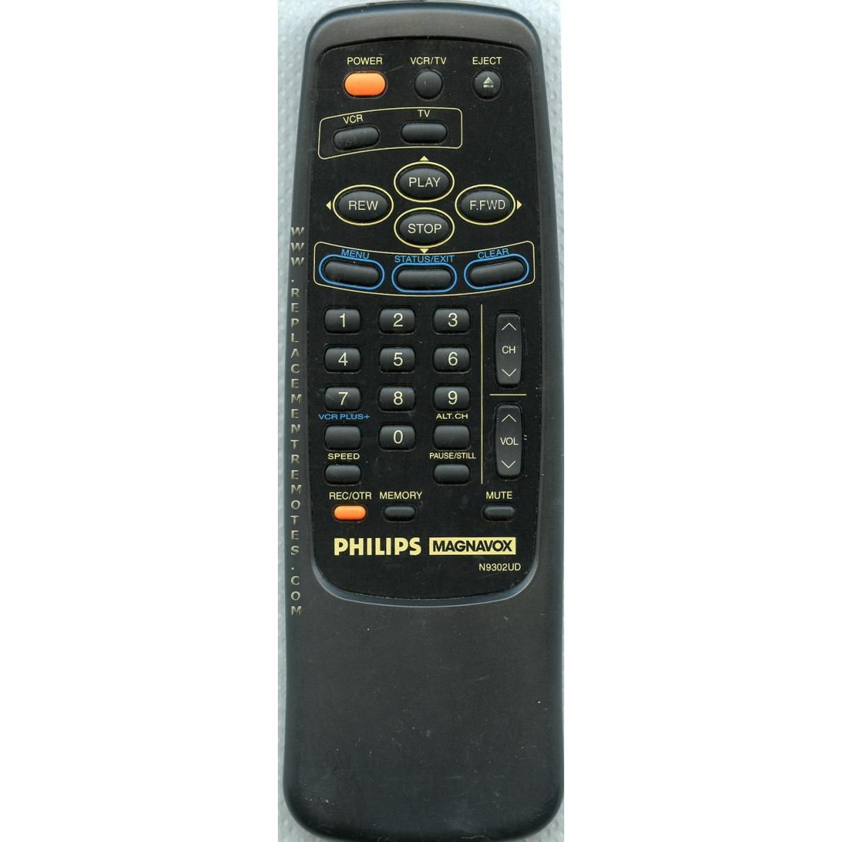 Philips-Magnavox N9302UD TV/VCR Remote Control