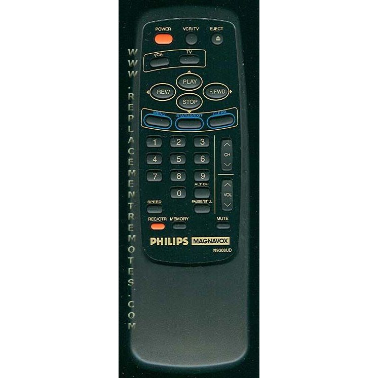 Philips-Magnavox N9308UD VCR Remote Control