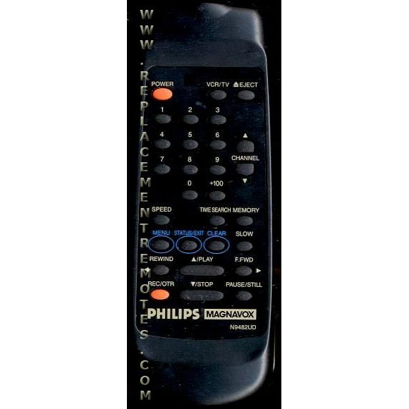 Philips-Magnavox N9482UD VCR Remote Control