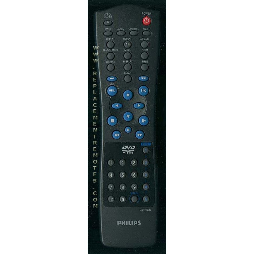 Philips N9075UD DVD Remote Control