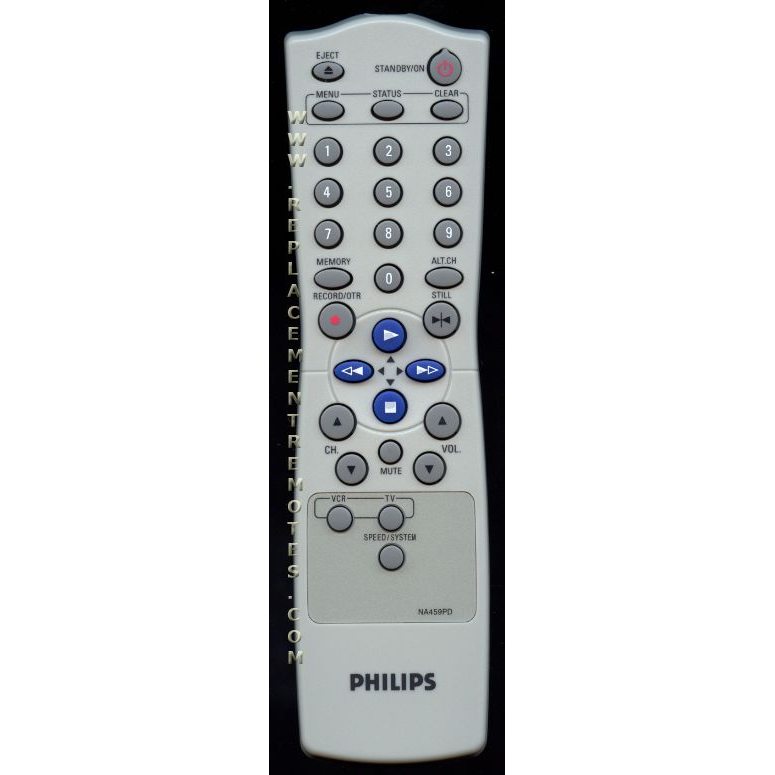 Philips NA459PD TV/VCR Remote Control