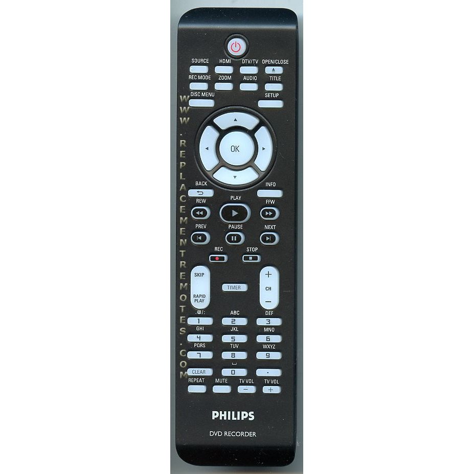 Philips NB523UD DVDR Remote Control