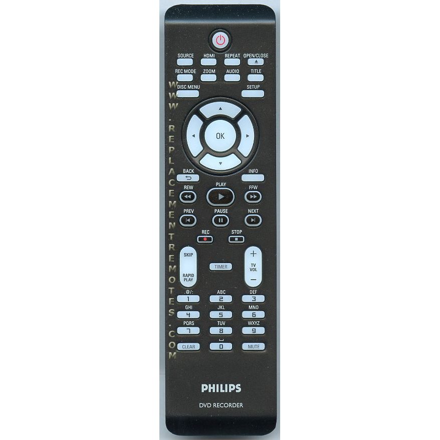 Philips NB527UD DVDR Remote Control