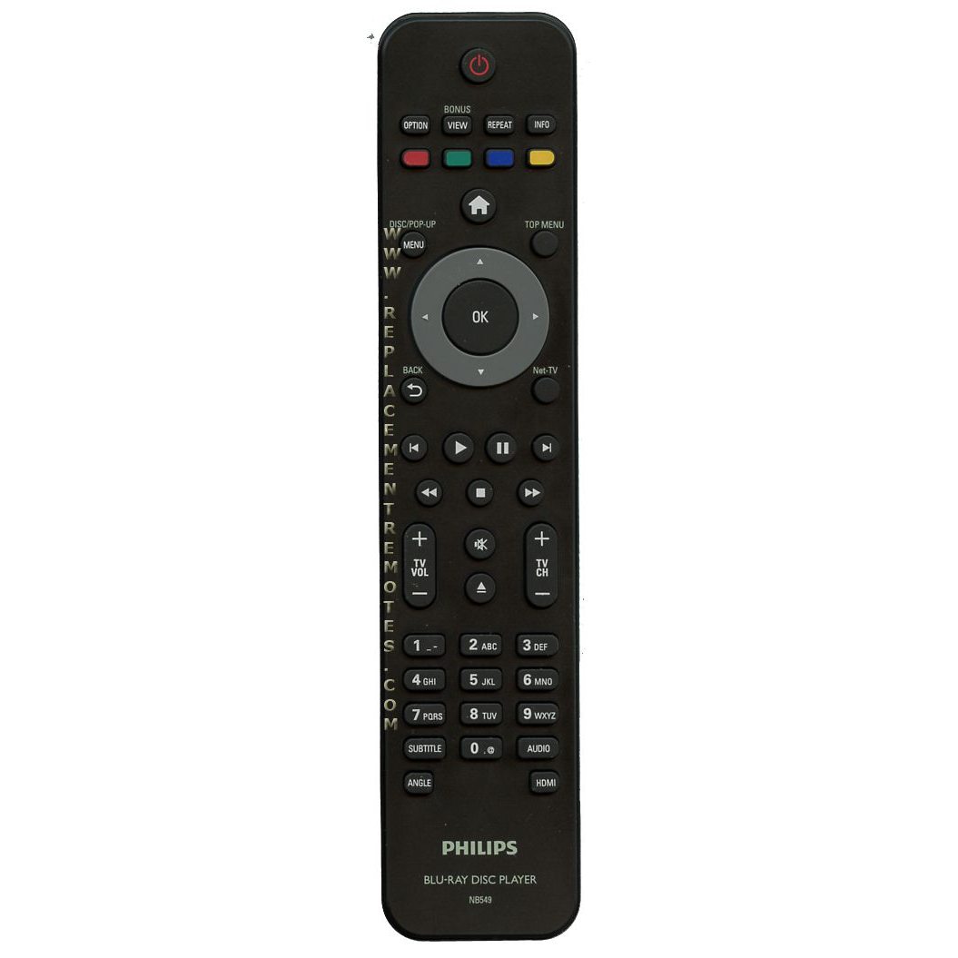 Philips NB549UD Blu-ray Remote Control