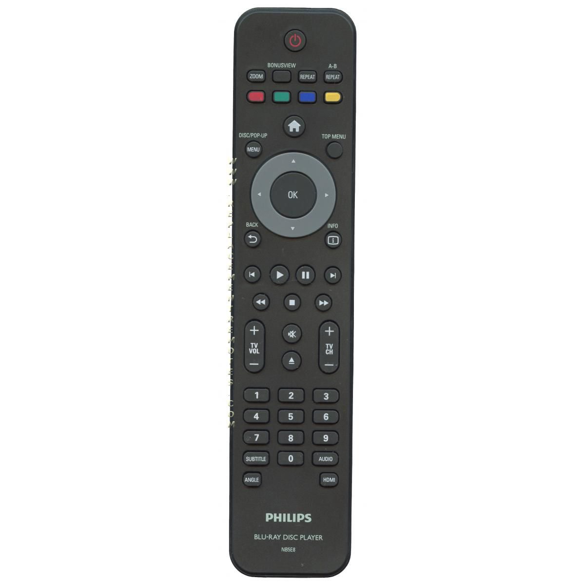 Philips NB5E8UD Blu-ray Remote Control