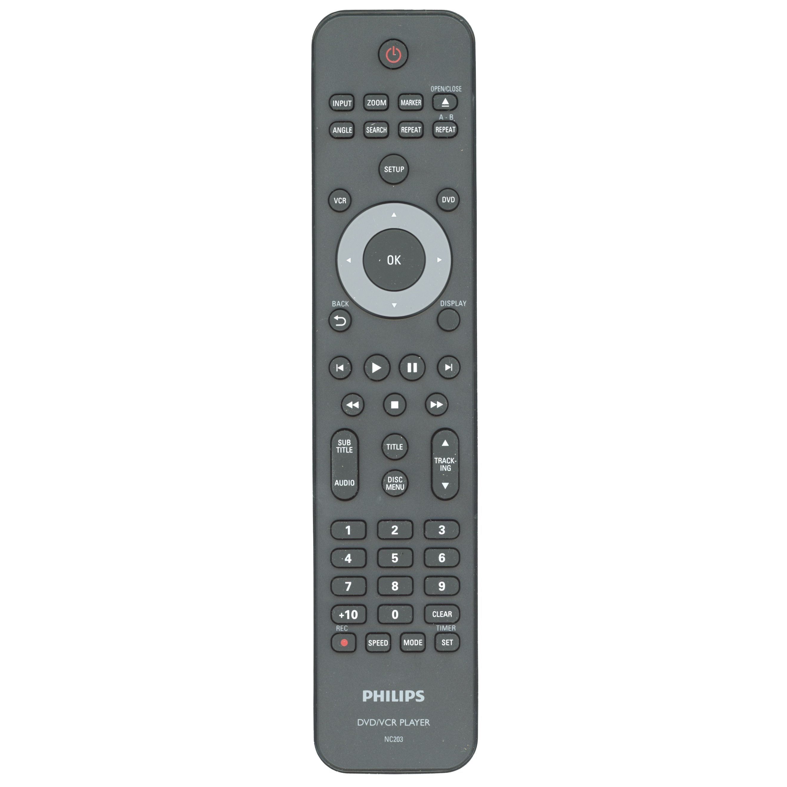 Philips NC203UH DVD/VCR Remote Control