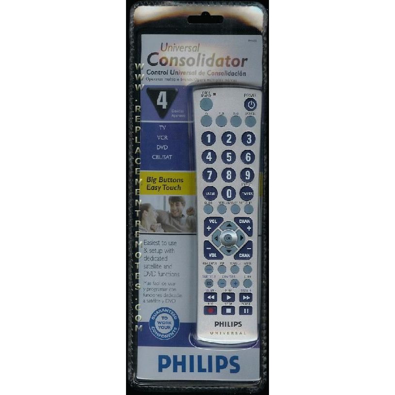 Philips PM435S 3-Device Universal Remote Control