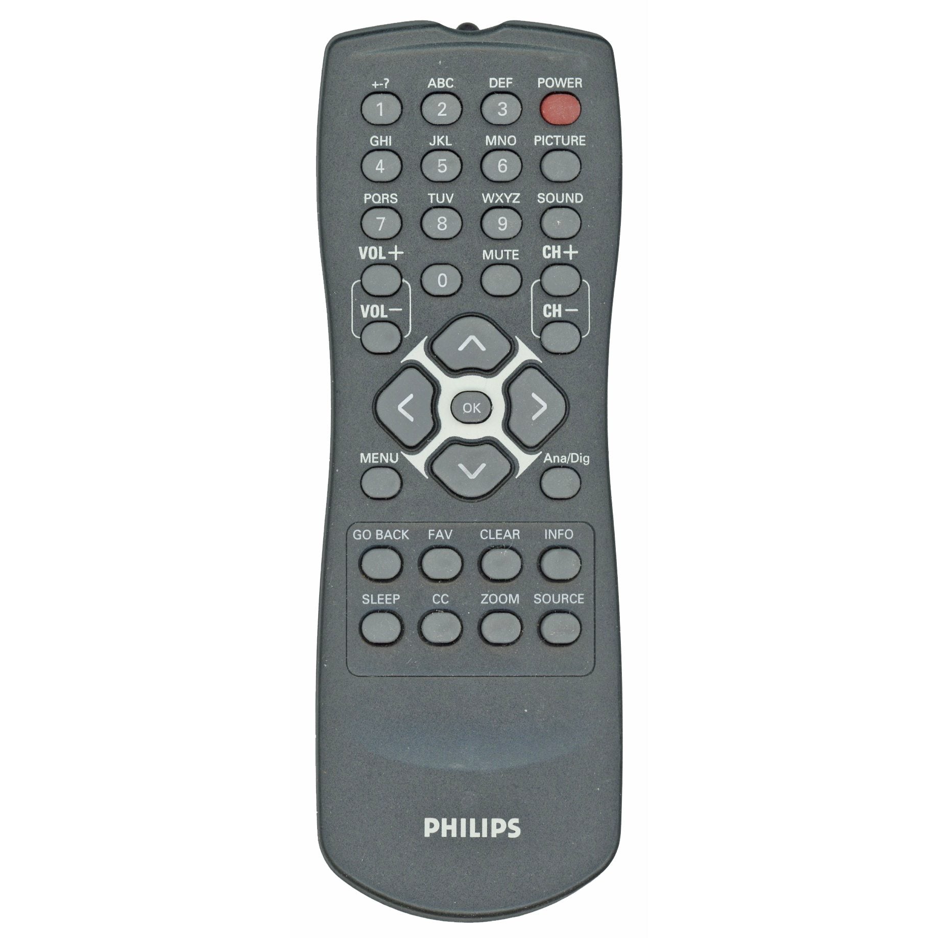 Philips RC1113336/00 TV Remote Control