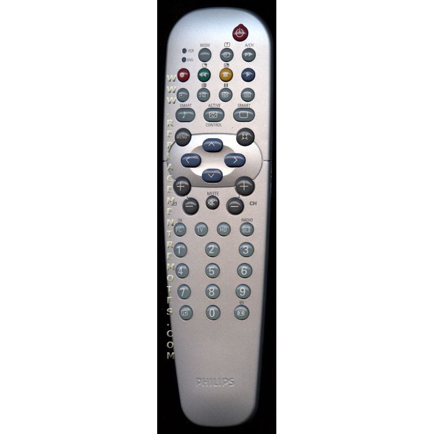 Philips RC19042009/01 DVD/VCR Remote Control