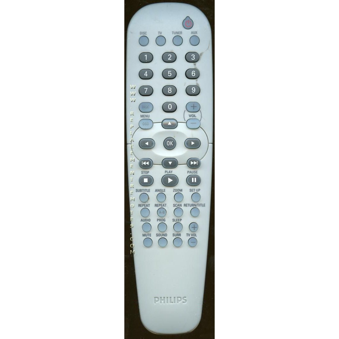 Philips RC19245015/01H/353 DVD Remote Control