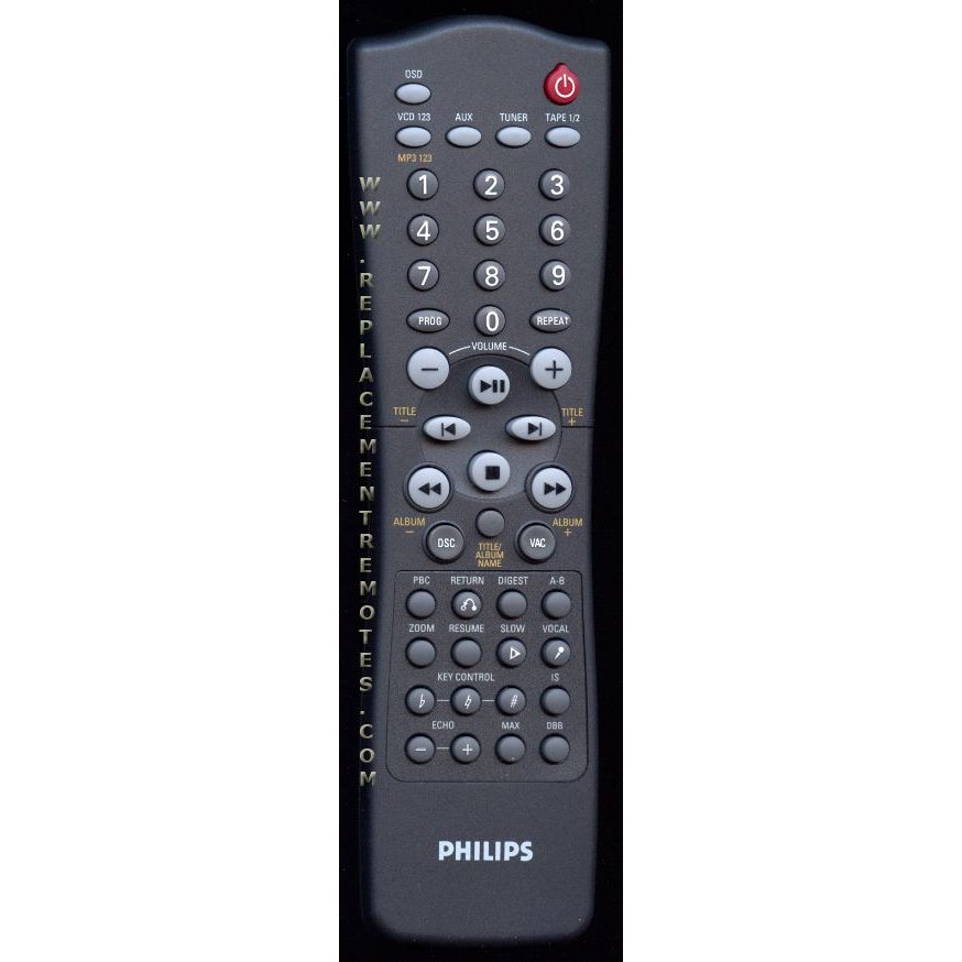 Philips RC25108/01 Audio Remote Control