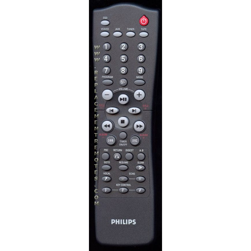 Philips RC25116/01 Audio Remote Control