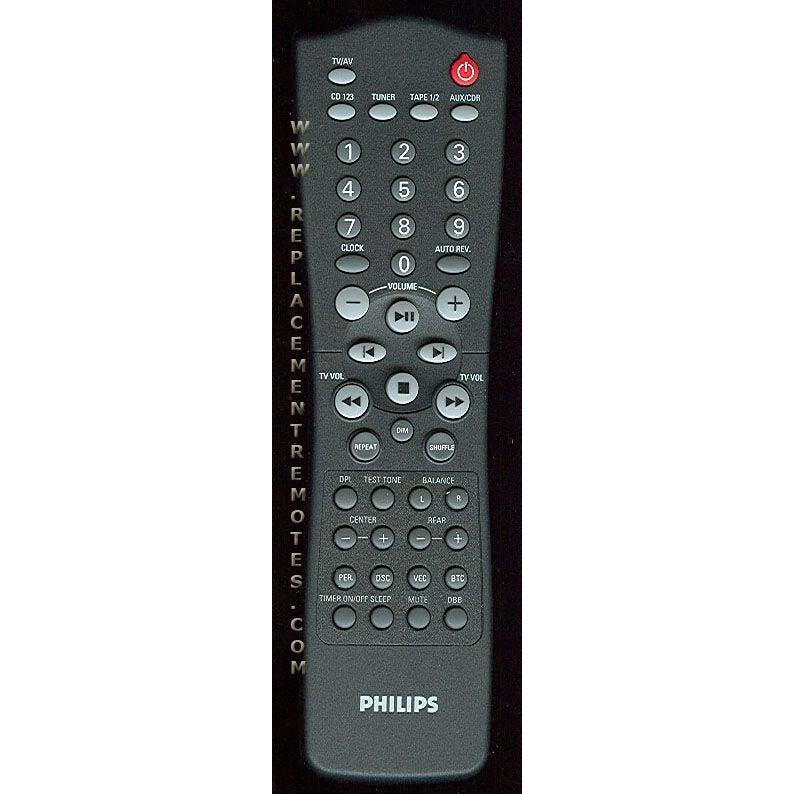 Philips RC2579/01 Audio Remote Control