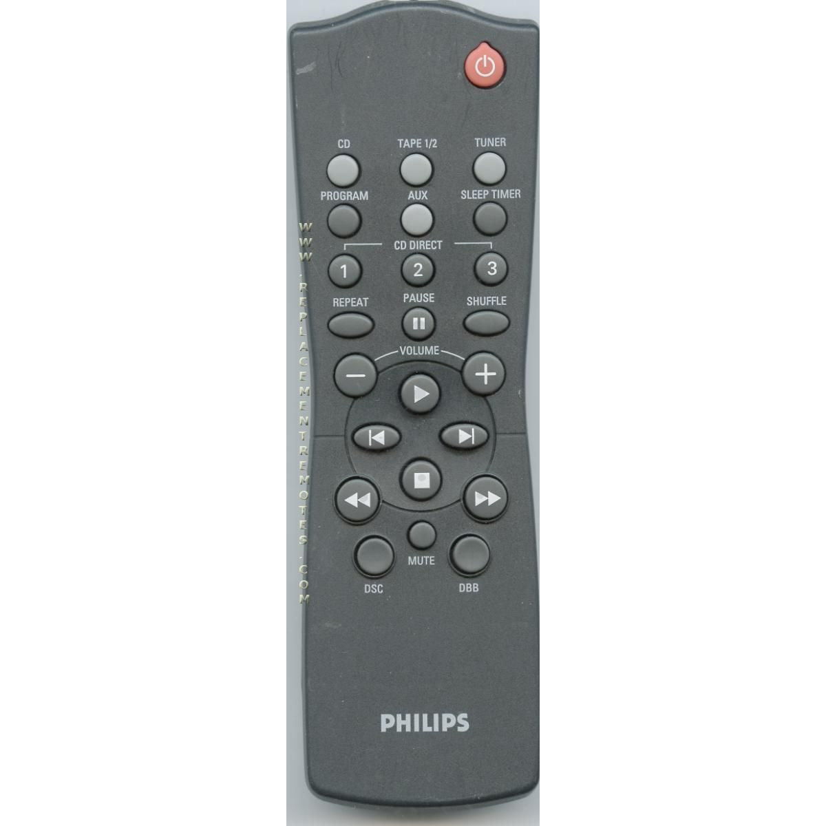 Philips RC282427/01 Audio Remote Control