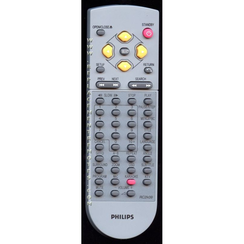 Philips RC2K09 Consumer Electronics Remote Control