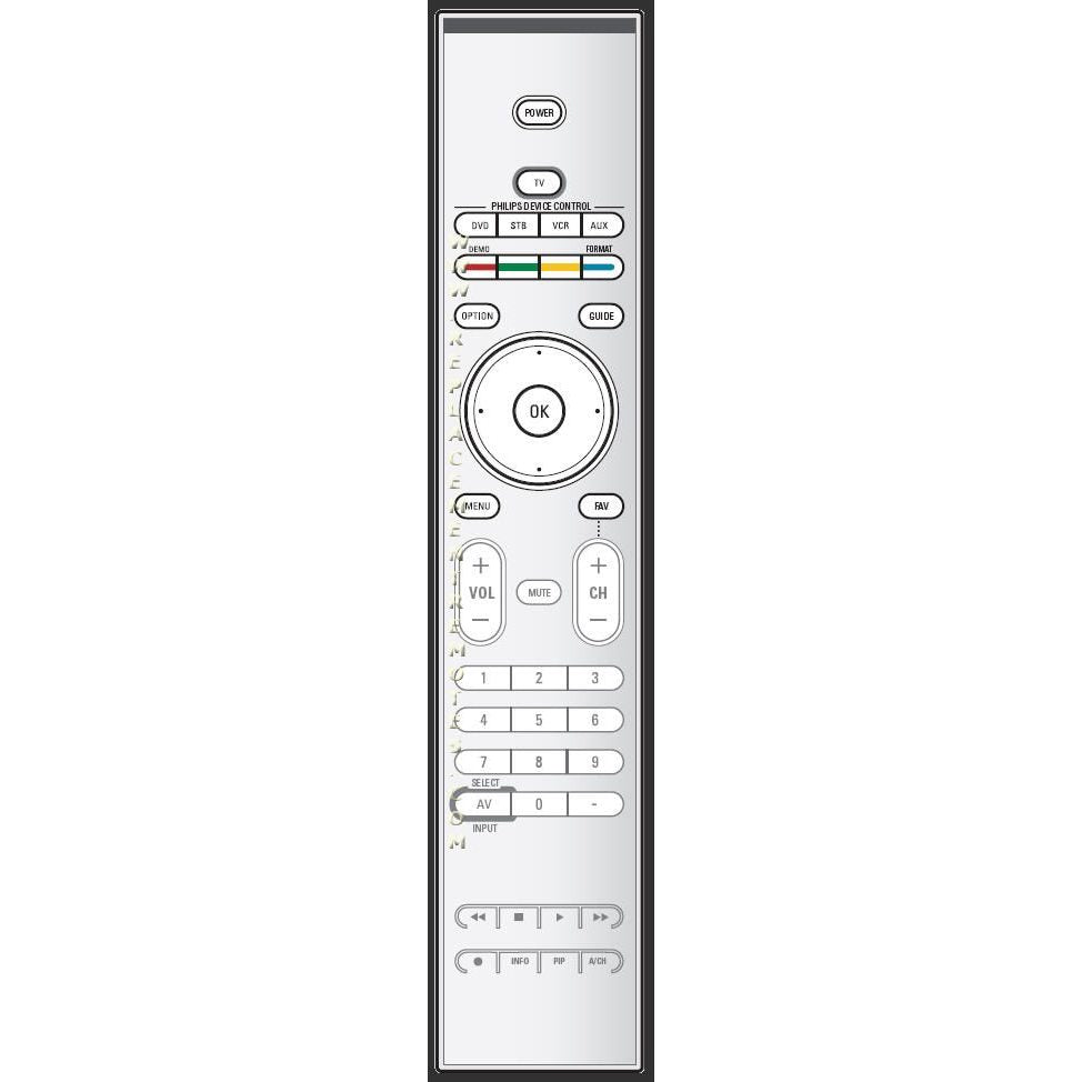 Philips RC4405 Consumer Electronics Remote Control