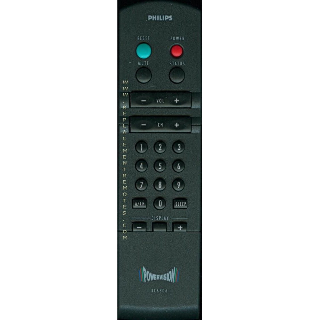 Philips RC6806/01 TV Remote Control