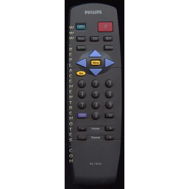 Philips RC7843/01 TV Remote Control