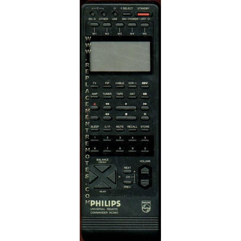 Philips RC980 Receiver Remote Control