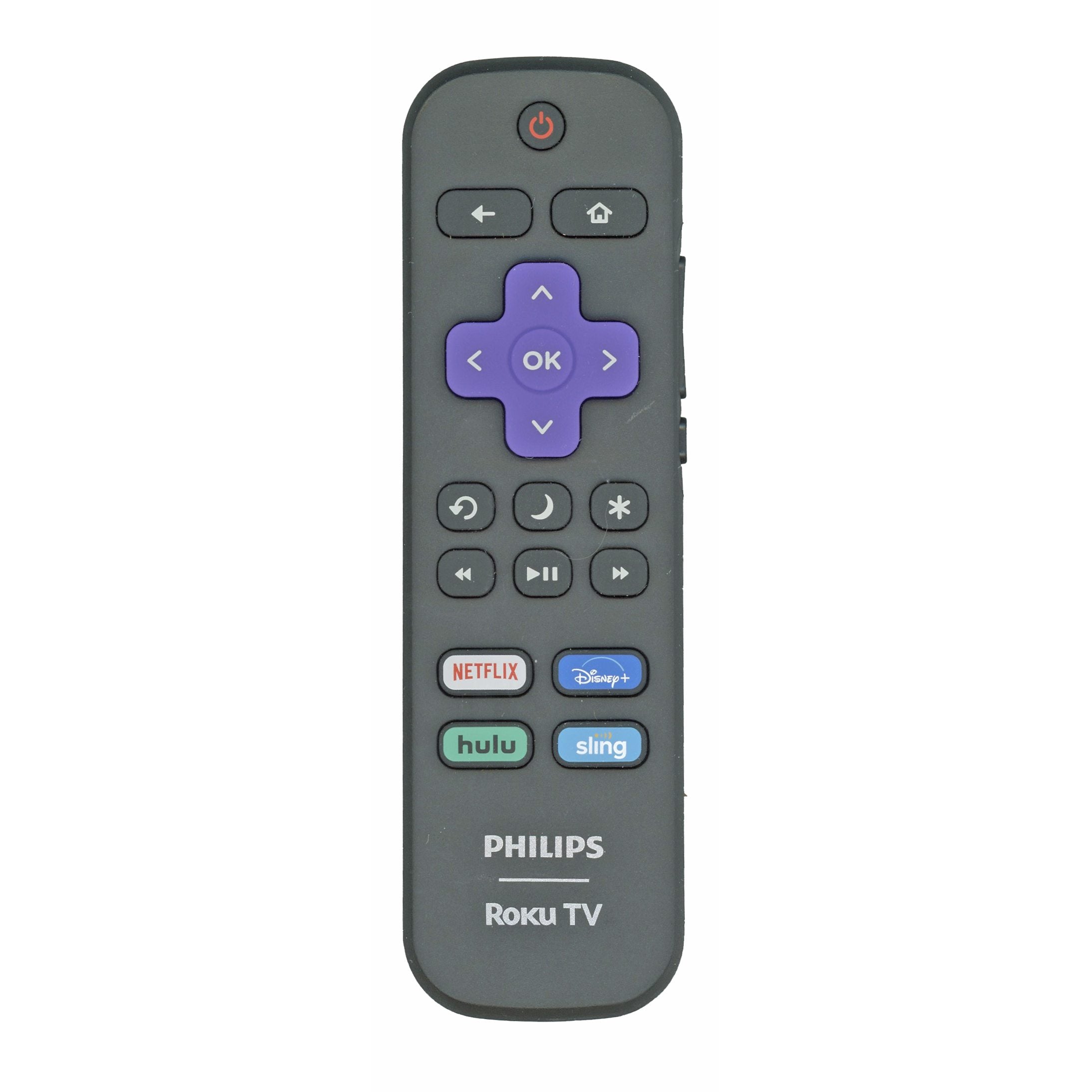 Philips RCALIR ROKU with Netflix Disney Hulu Sling TV Remote Control