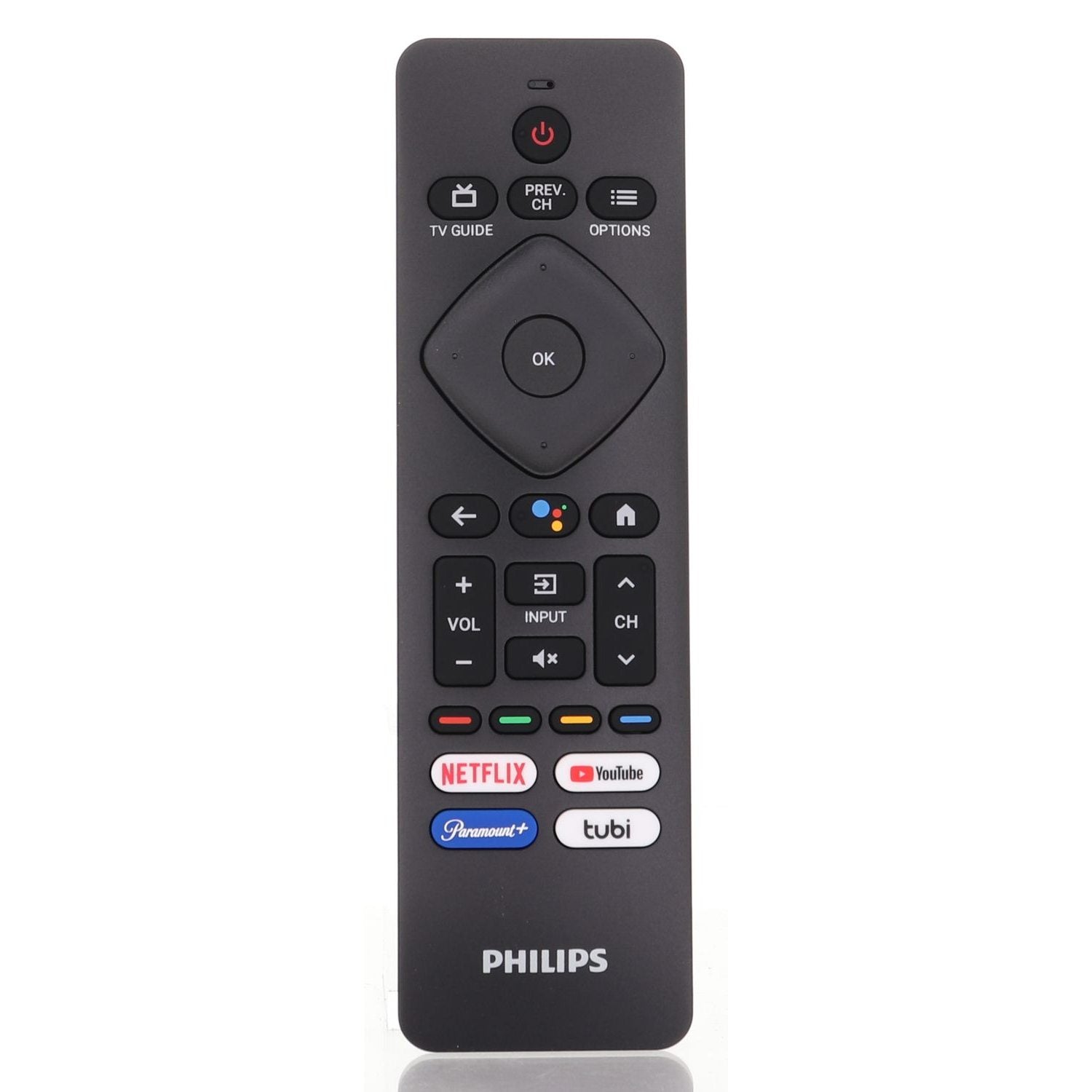 Télécommande Philips RF439A Android avec commande vocale pour téléviseur (Netflix, YouTube, Paramount+, Tubi) - URMT26CND001