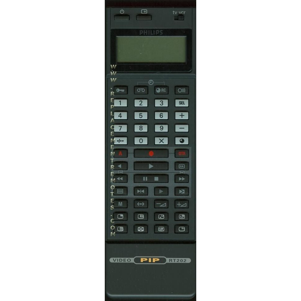 Philips RT202/101 VCR Remote Control