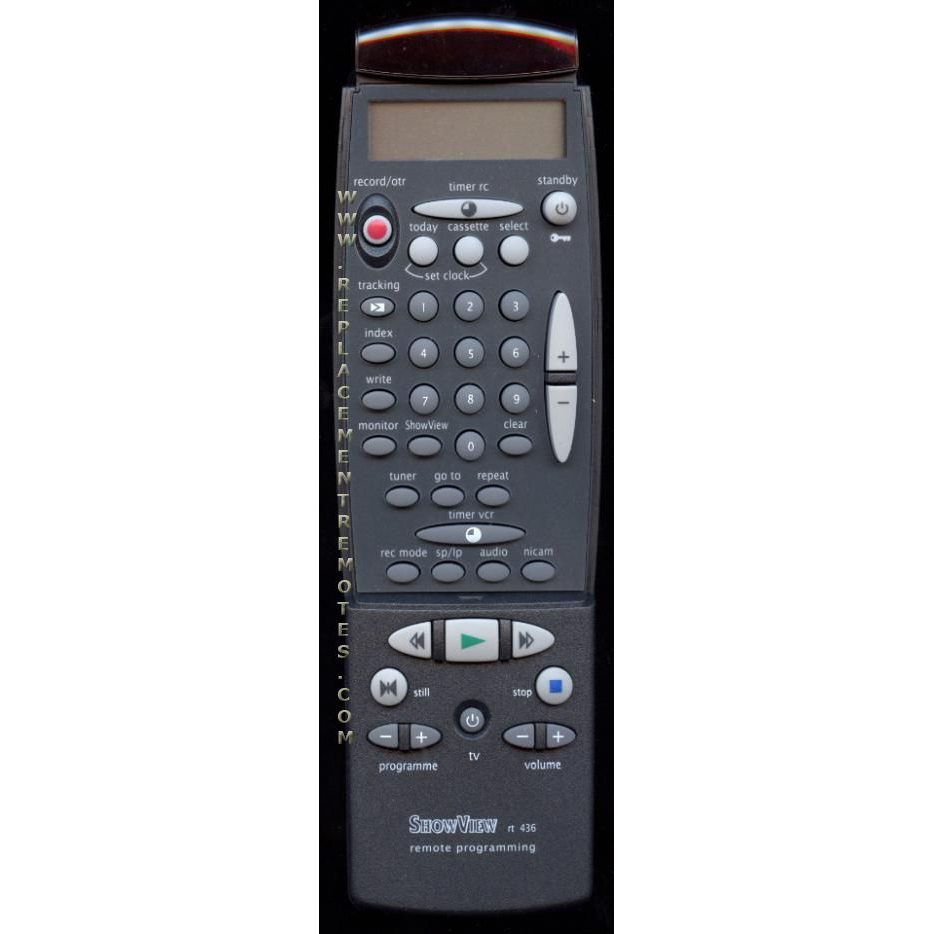 Philips RT436/414 VCR Remote Control