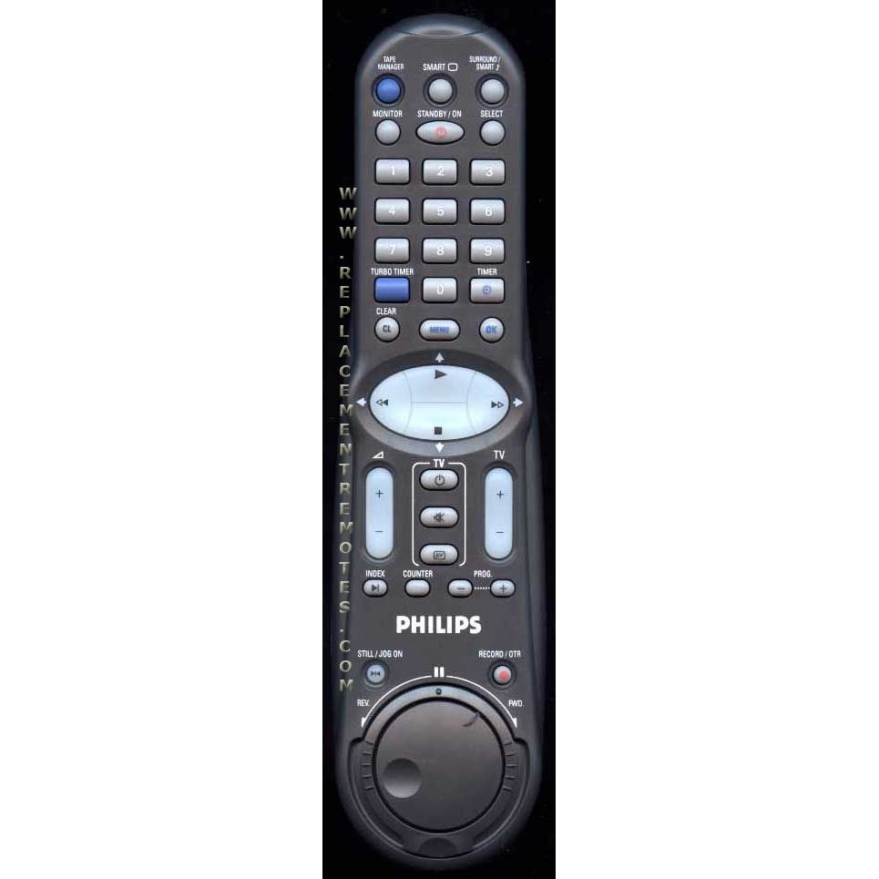 Philips RT517/101 VCR Remote Control