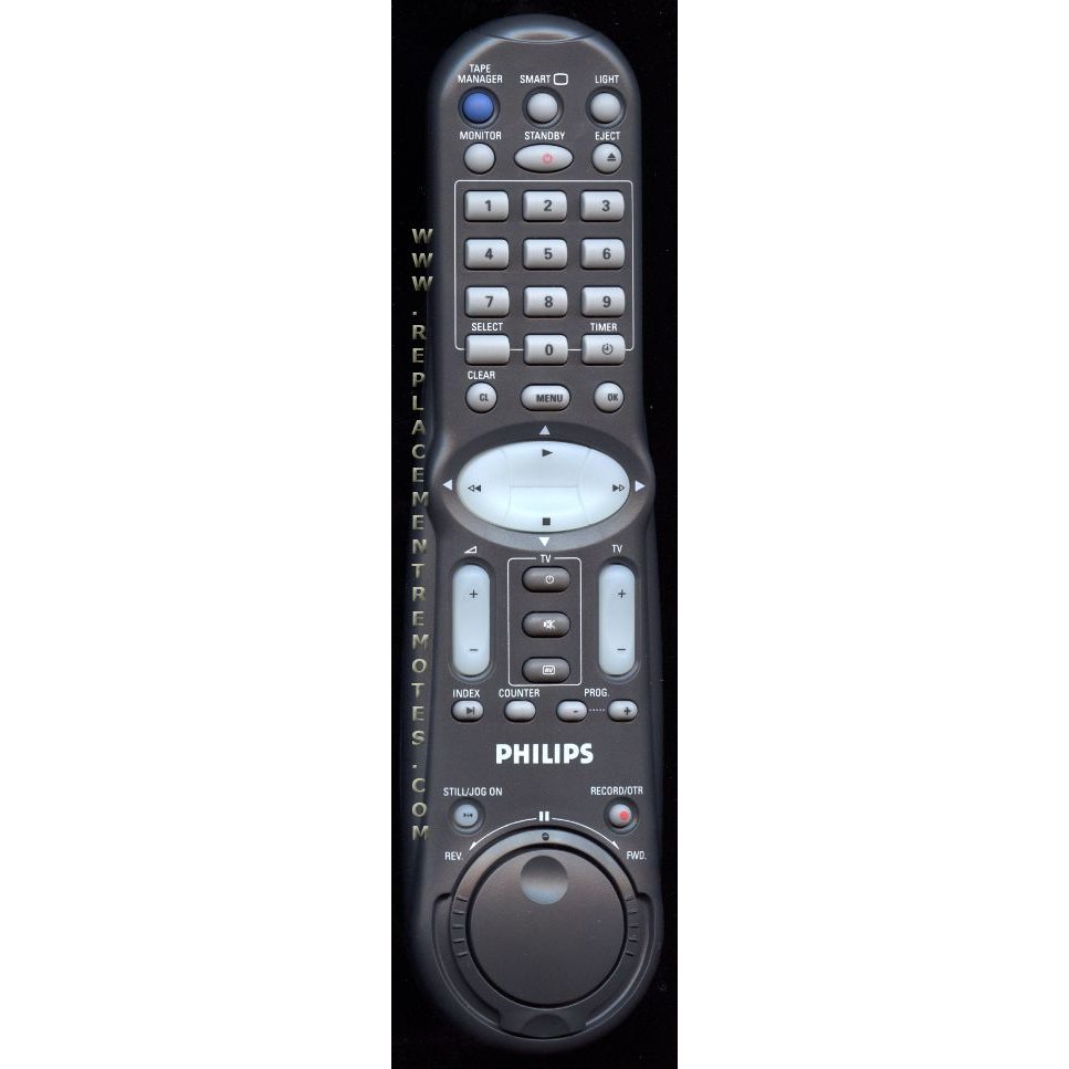 Philips RT597/101 VCR Remote Control