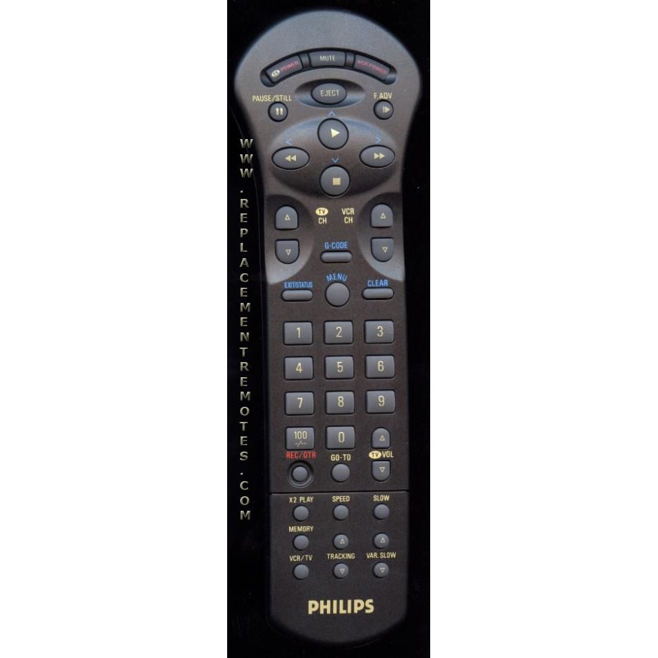 Philips RT8967/01 VCR Remote Control