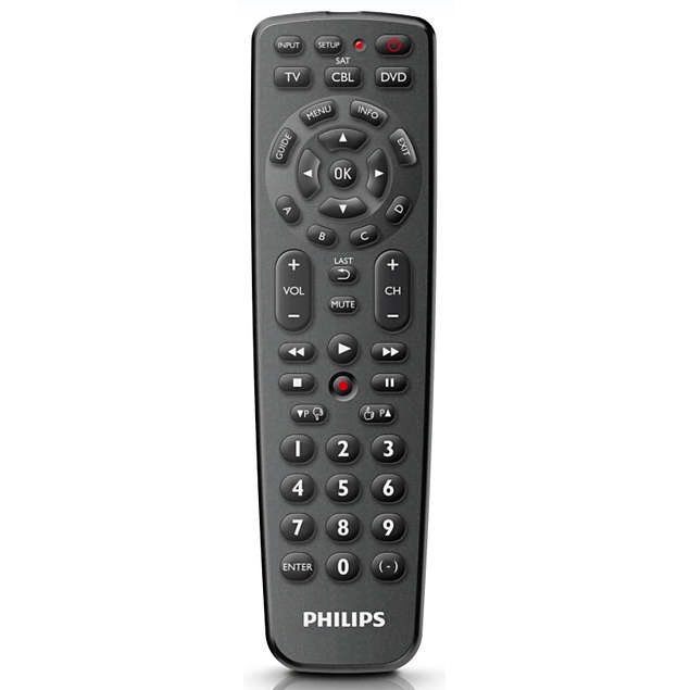 Philips SRP1003WM/17 3-Device Universal Remote Control