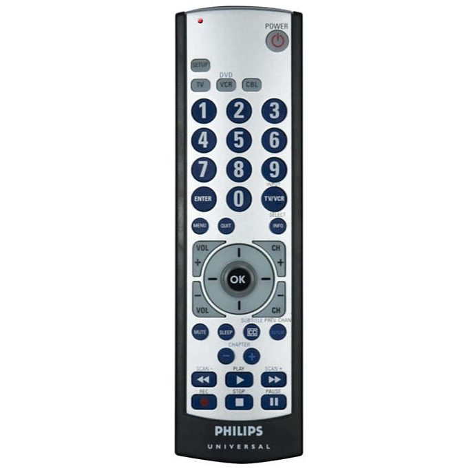 Philips SRU2103S/27 4-Device Universal Remote Control