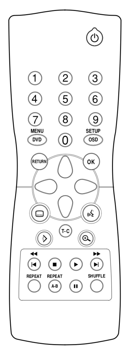 Marantz QT22885500 DVD Remote Control