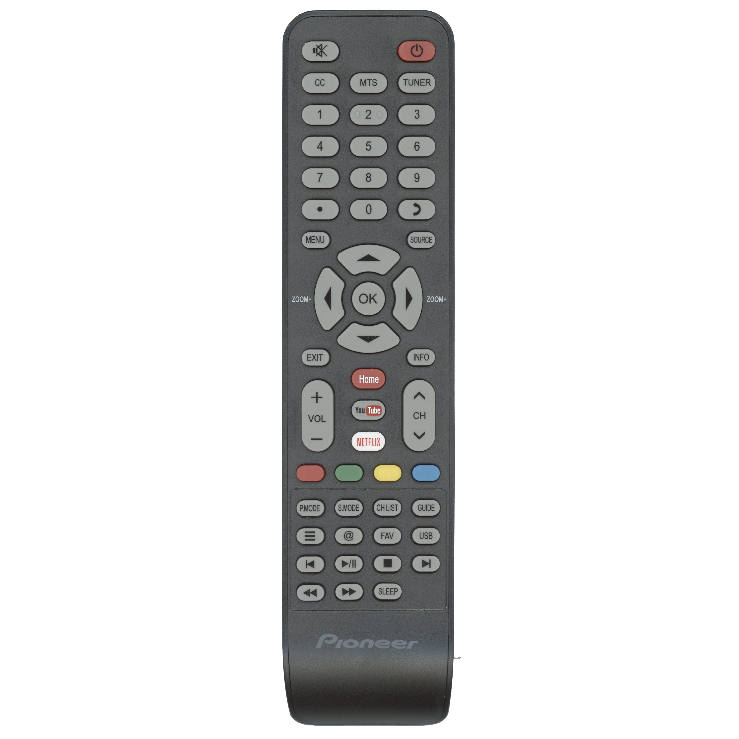 Pioneer 06519W52PI01 TV Remote Control