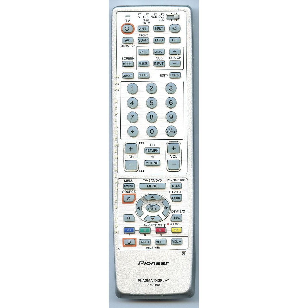 Pioneer AXD1460 Audio Remote Control