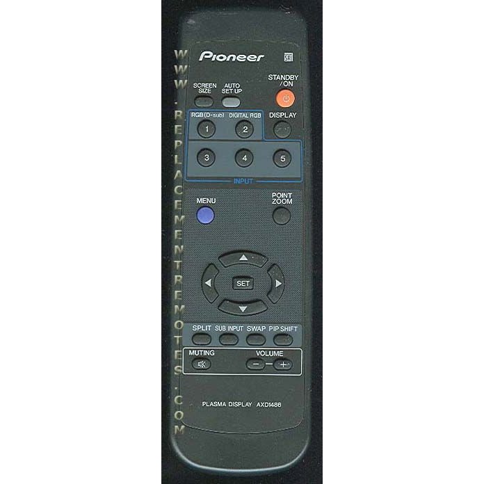 Pioneer AXD1486 Monitor Remote Control