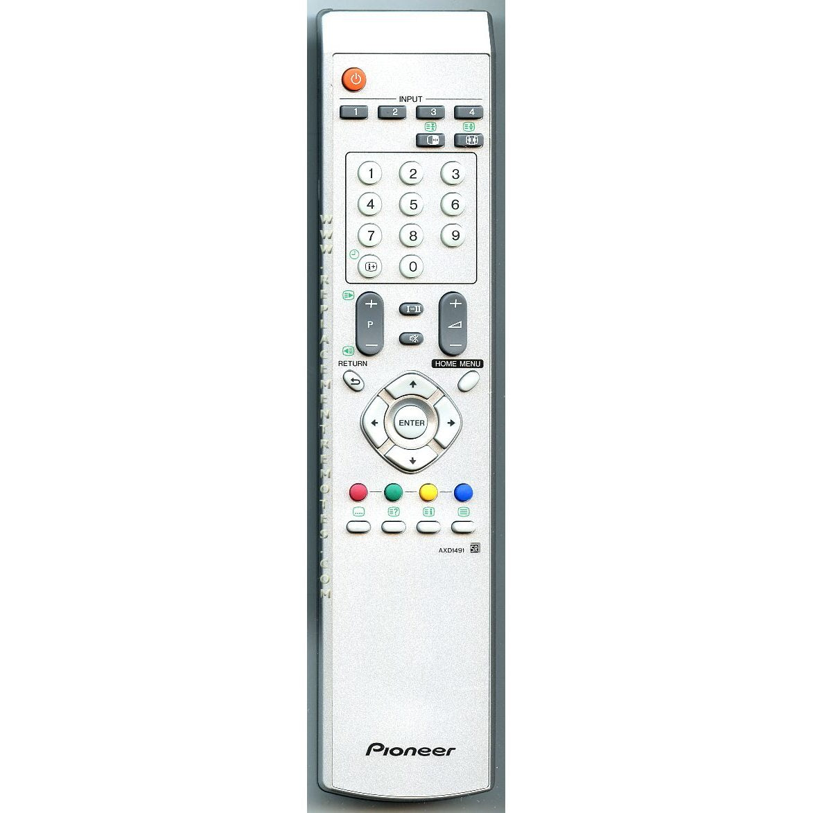 Pioneer AXD1491 TV Remote Control