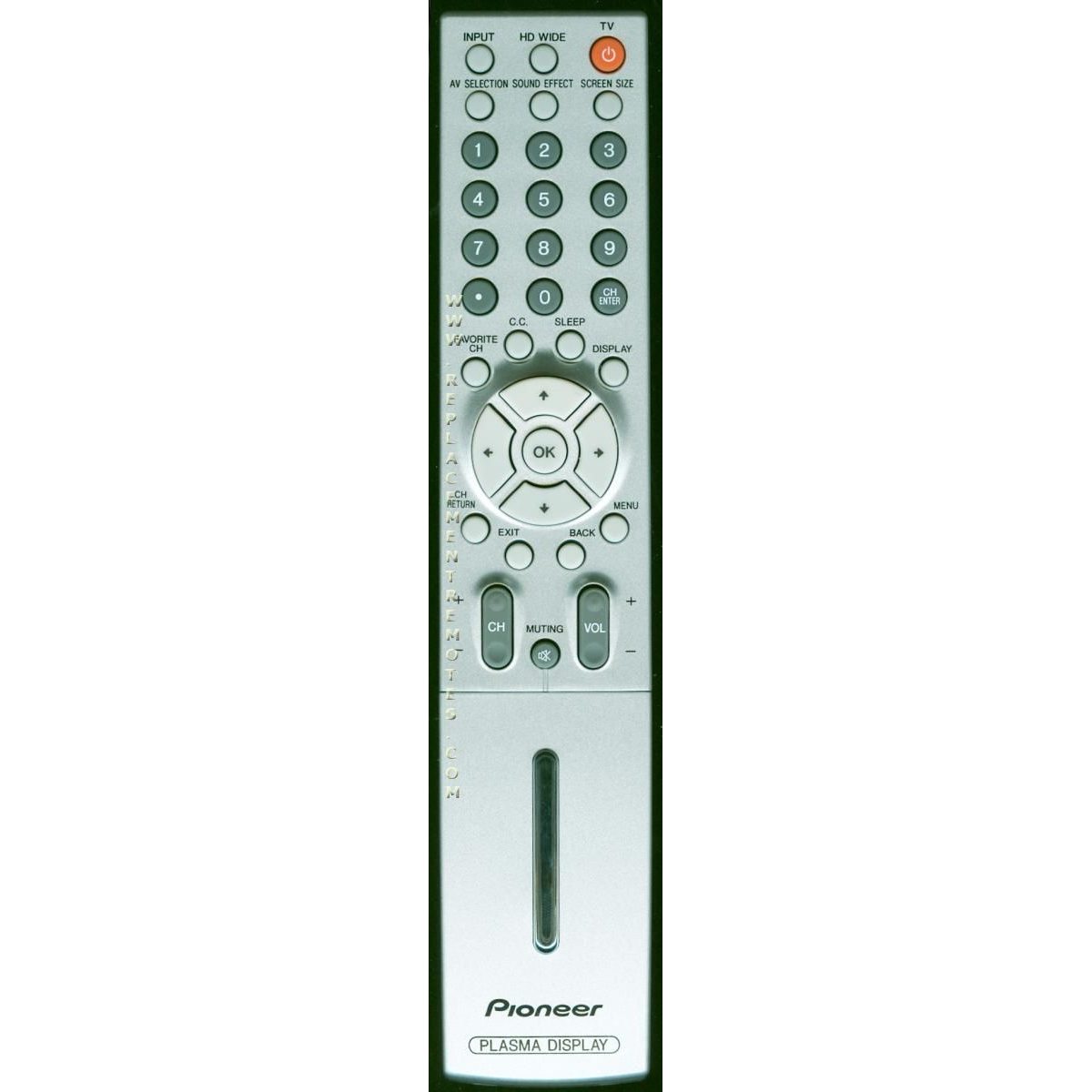 Pioneer AXD1522 Audio Remote Control