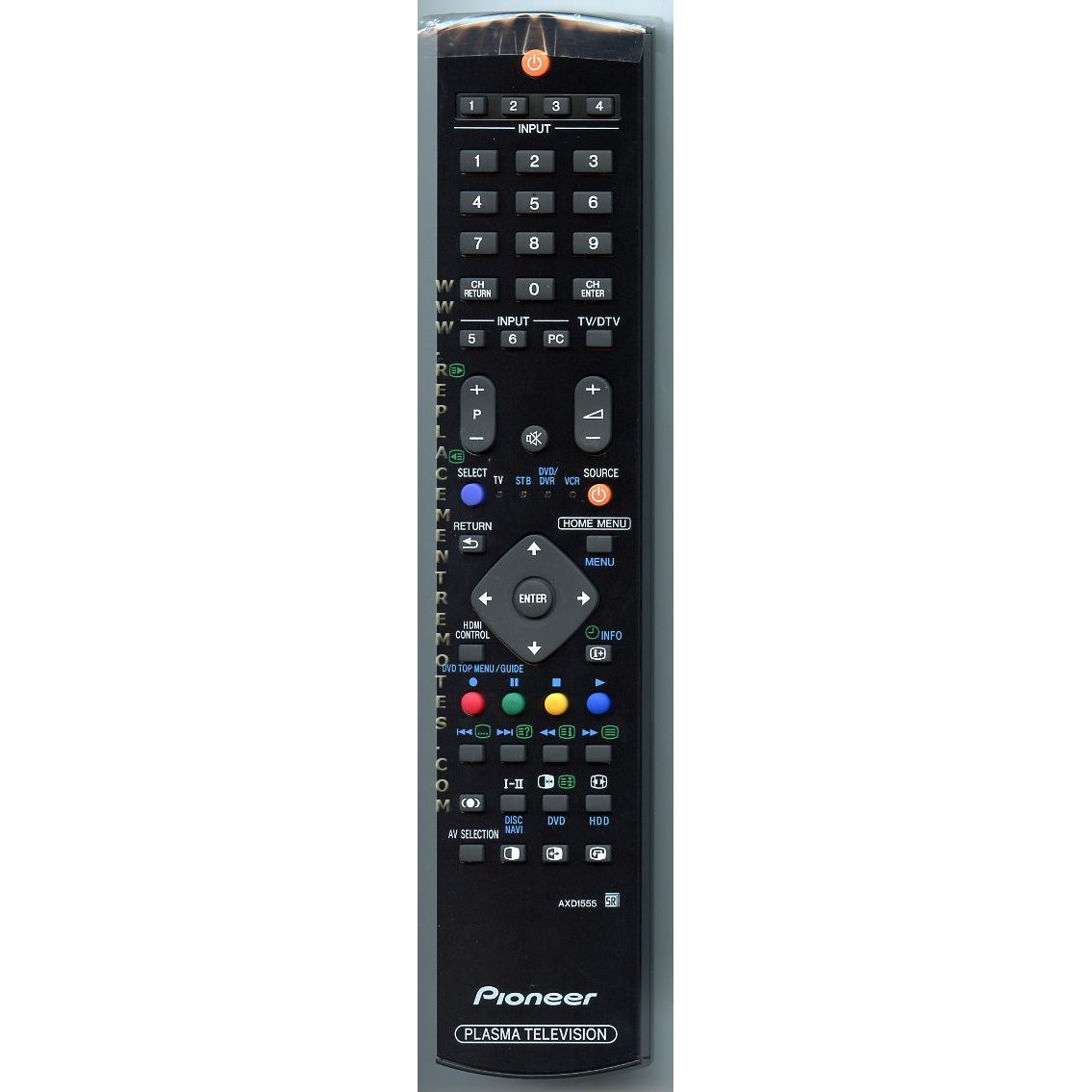 Pioneer AXD1555 Audio Remote Control