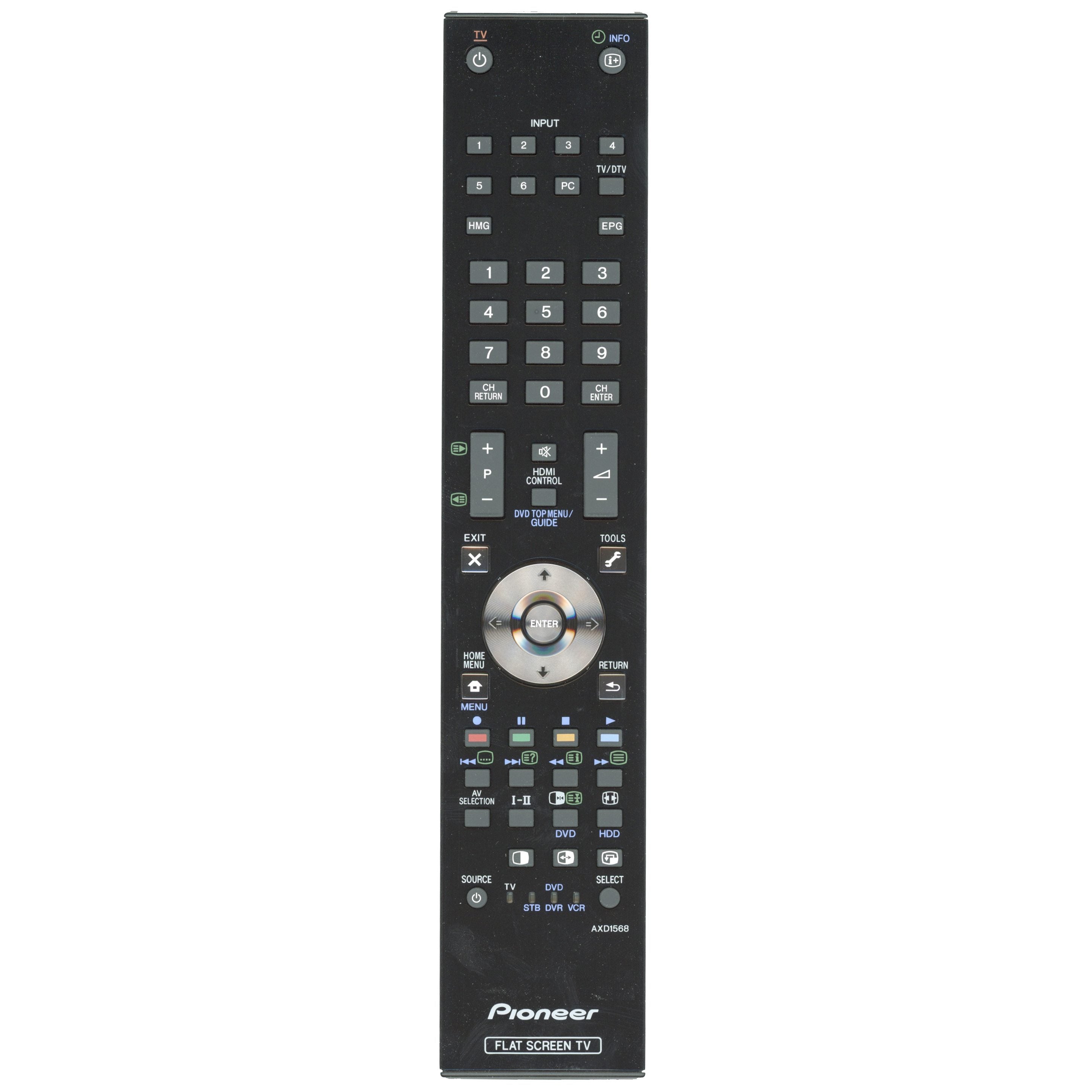 Pioneer AXD1568 TV Remote Control