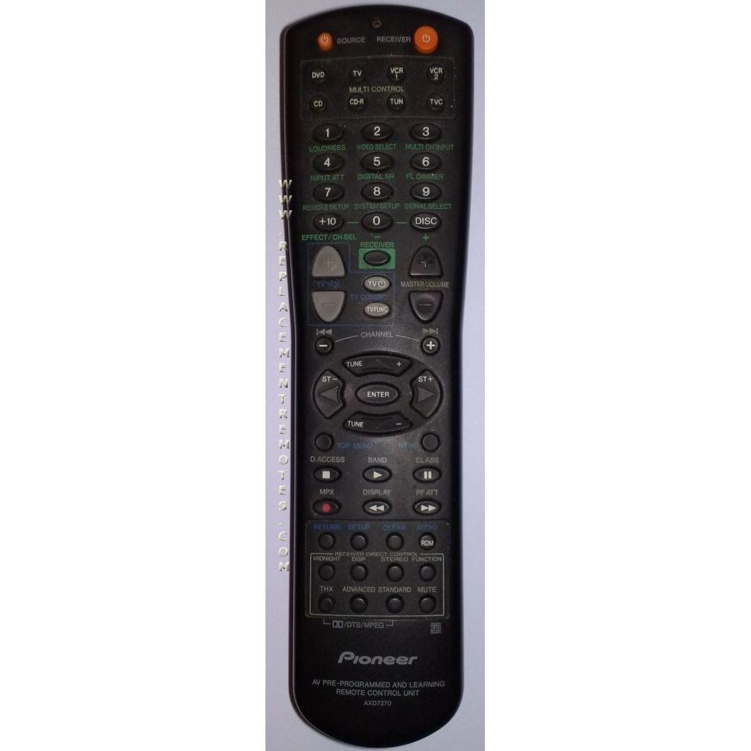 Pioneer AXD7270 Audio Remote Control